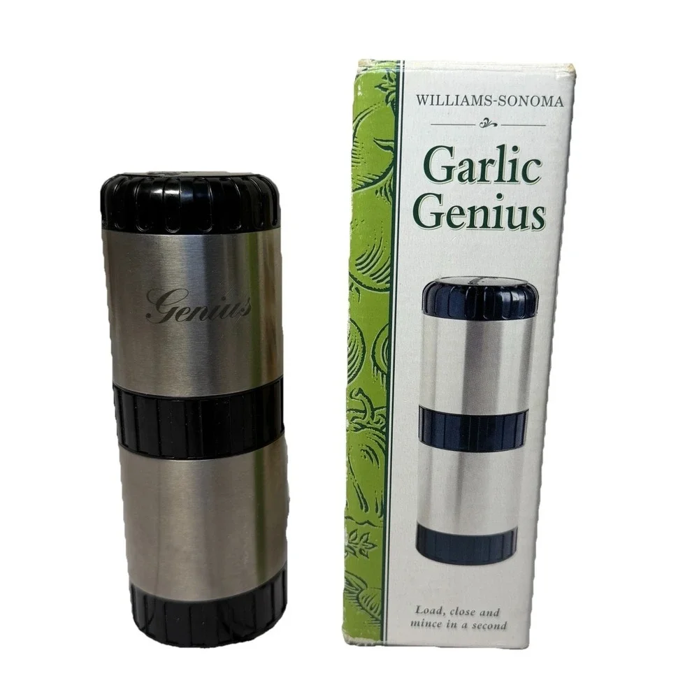 Williams-Sonoma Garlic Genius Chop Mince Made in Slovenia Vintage 2003 Rare Box‎